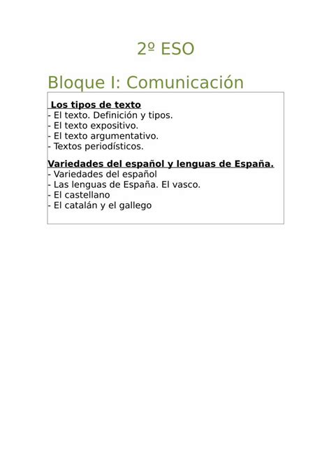 PDF 2º ESO Bloque I Comunicaciónieslasencinas org 10 LCL