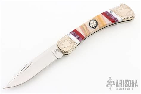 Custom Buck Model 110 Brian Yellowhorse Arizona Custom Knives