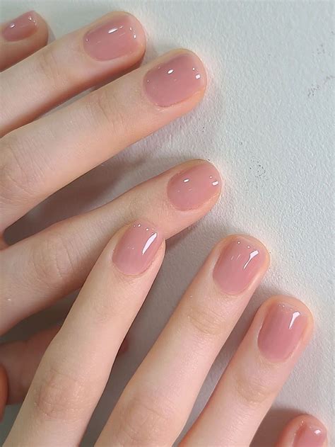 Korean Inspired Nude Nail Designs For A Chic Look Subtle Nails Nude Nail Designs Simple