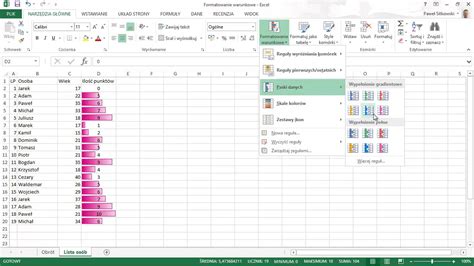 Formatowanie Warunkowe Kurs Excel Od Podstaw Youtube