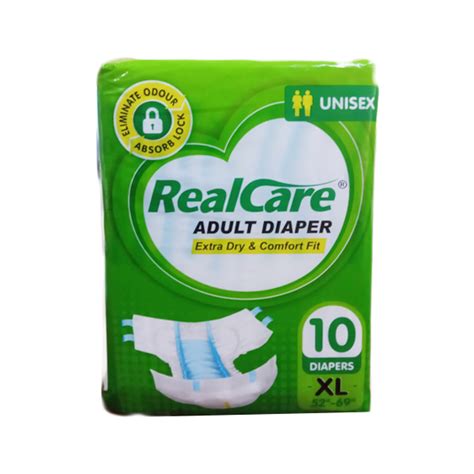 Buy Real Care Extra Dry And Comfort Fit Adult Diaper Xl 10 S Online At Best Price Adult