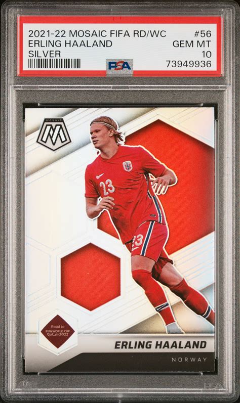 Erling Haaland 2021 Mosaic Road To FIFA World Cup 56 Silver Price