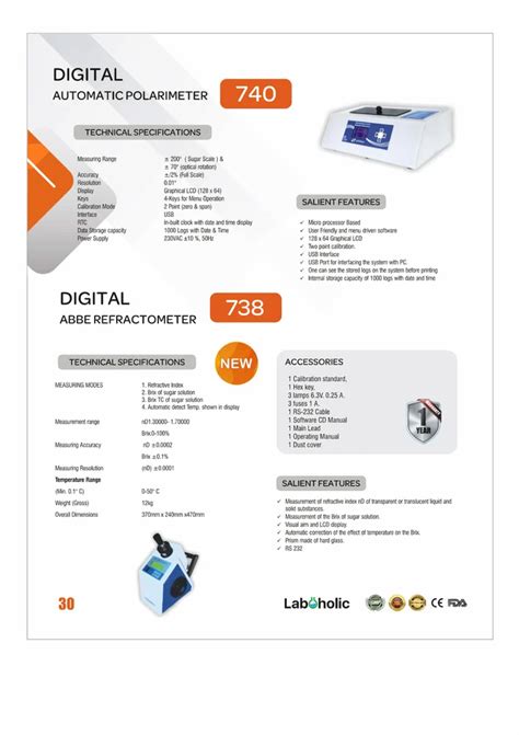 Labz Pharma Digital Abbe Refractometer For Industrial Model Name