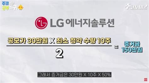 역대급 공모주···lg에너지솔루션 청약 전 이건 꼭 챙기세요 한경제의 솔깃한 경제 네이트 뉴스