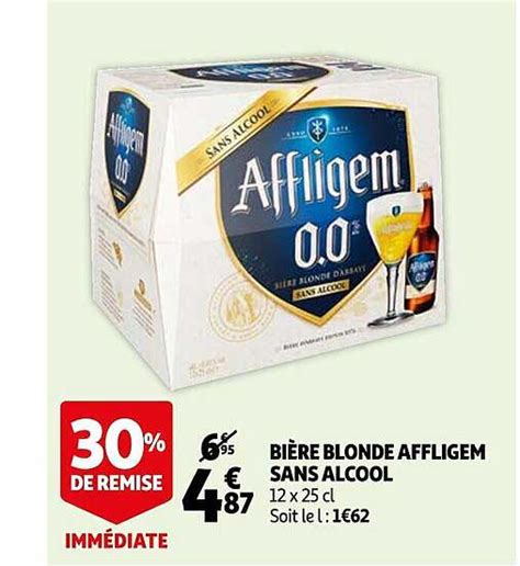 Promo Bi Re Blonde Affligem Sans Alcool Chez Auchan Icatalogue Fr