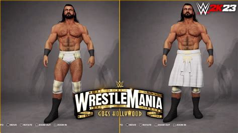 WWE 2K23 Drew McIntyre WrestleMania 39 Attire YouTube