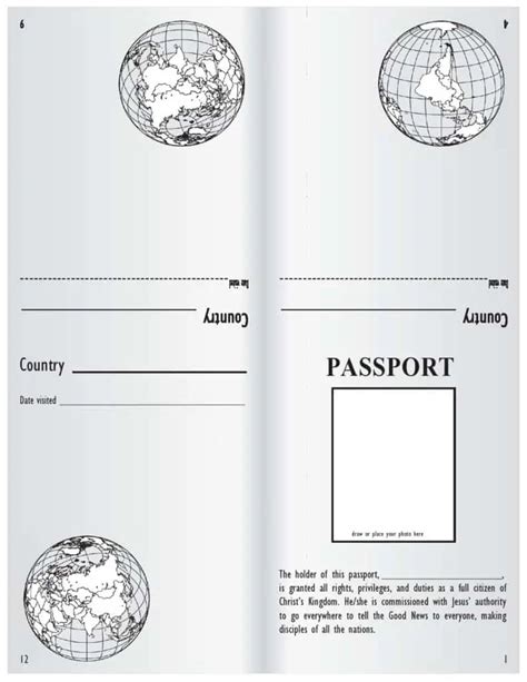 11 Free Passport Templates Word Excel Pdf Formats