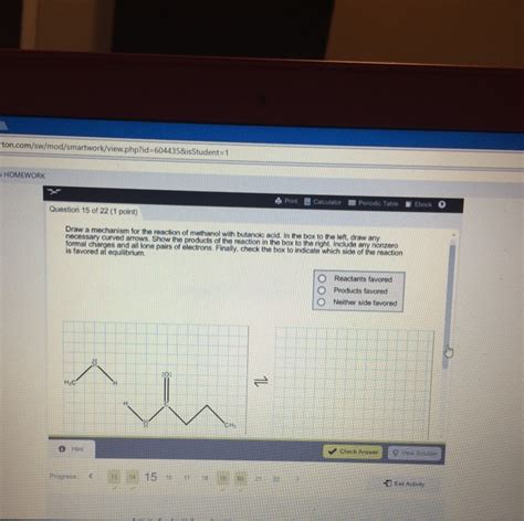 Solved Draw A Mechanism For The Reaction Of Methanol With Chegg