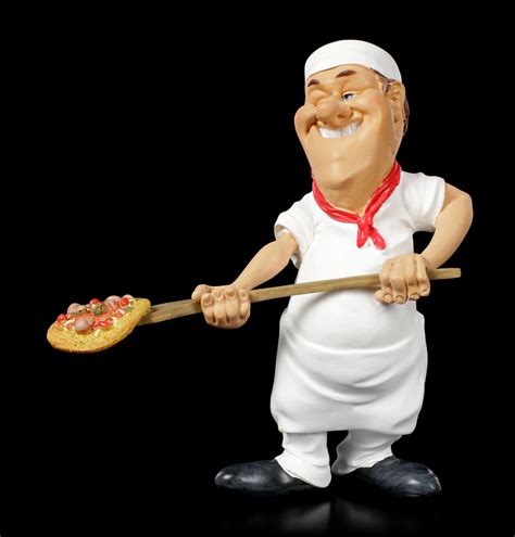 Funny Job Figur Pizzabäcker Berufe Lustige Figuren Spass