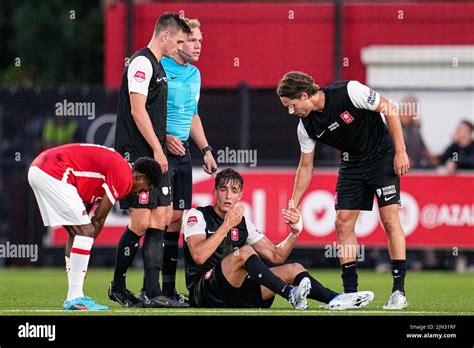 Alkmaar Netherlands August 8 Thomas Van Bommel Of Mvv During The