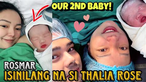 Rosmar Isinilang Na Ang Nd Baby Nila Ni Nathan Welcome To The World