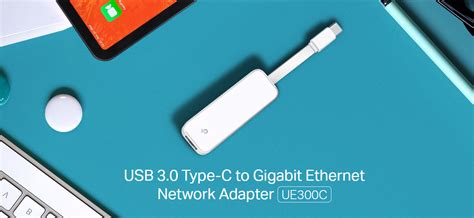 مبدل USB-C به پورت اترنت تی پی لینک UE300C | فروشگاه آنلاین تجهیزات شبکه