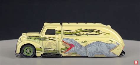 Hot Wheels Meets Jurassic World For A Set Of Five Cars With Dinosaur