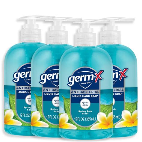 Germ X Antibacterial Hand Soap Moisturizing Liquid Hand