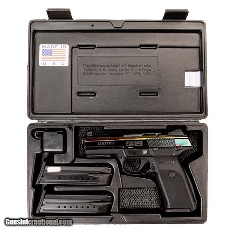 Ruger Sr9 Limited Edition Black Ice 9mm Luger 9x19 Para