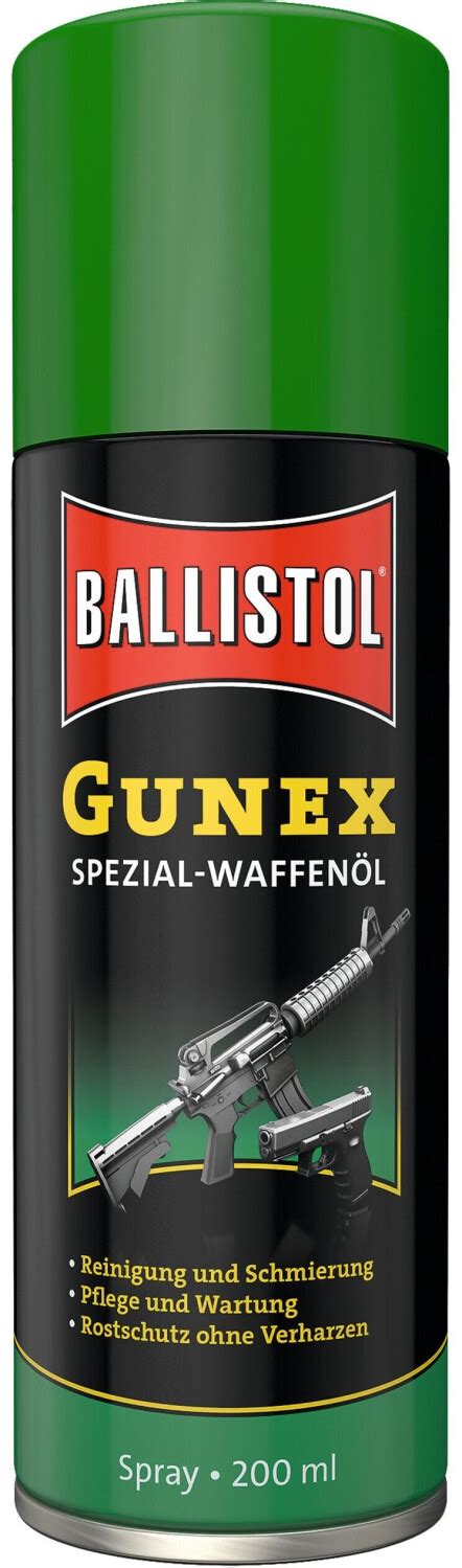 Ballistol Gunex Waffenöl 22200 Ab 775 € Preisvergleich Bei Idealode