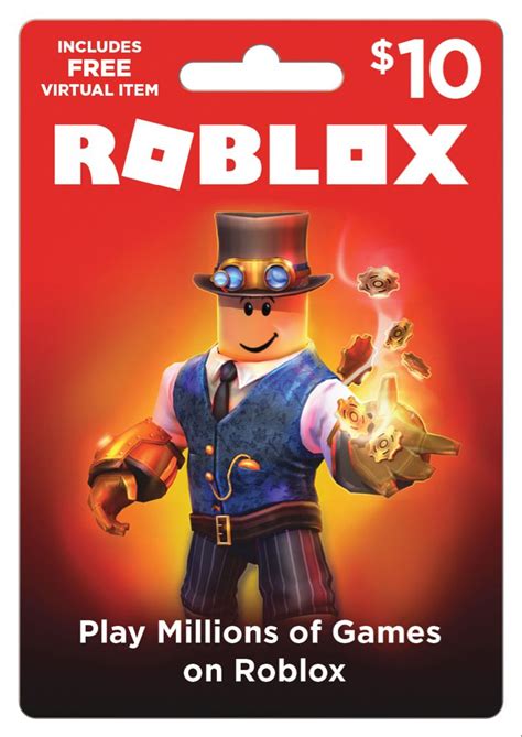 Roblox Digital Gift Card Includes Exclusive Virtual Item Digital