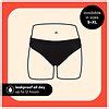Thinx For All Cotton Bikini Leakproof Period Underwear M Black Walgreens