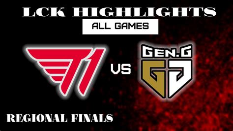 T Vs Gen Highlights All Games Lck Worlds Qualifier Final Summer