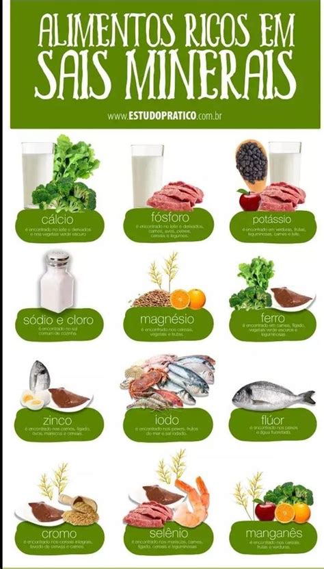 Alimento Rico Em Vitaminas E Sais Minerais - quais sao os alimento rico em sais minerais - brainly.com.br