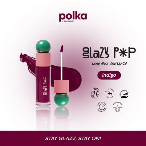 Jual Polka Glazy Pop Long Wear Vinyl Lip Oil Shopee Indonesia