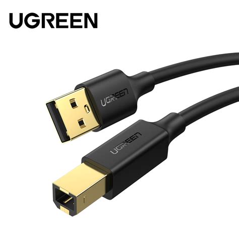 UGREEN USB 2 0 AM TO BM PRINT CABLE 1M BLACK