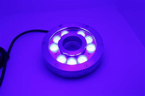 Rgb Led Underwater Light For Fountain Stainless Steel W Fountain