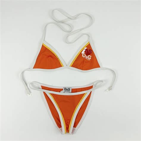 Dolce Gabbana D G Bikini Labelled S Best Fit Depop