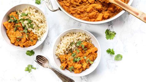 Creamy Sweet Potato Red Lentil Curry Simply Quinoa