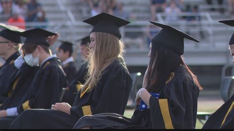 An outdoor ceremony was held Friday to honor Mt. Vernon graduates | wthr.com