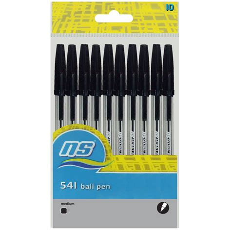 Ns 541 Ball Pen 10s National Stationery