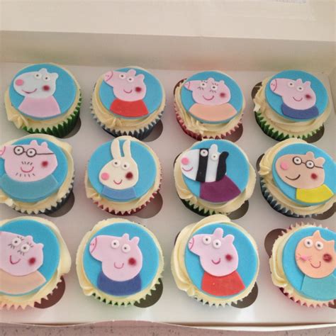 Peppa Pig cupcakes