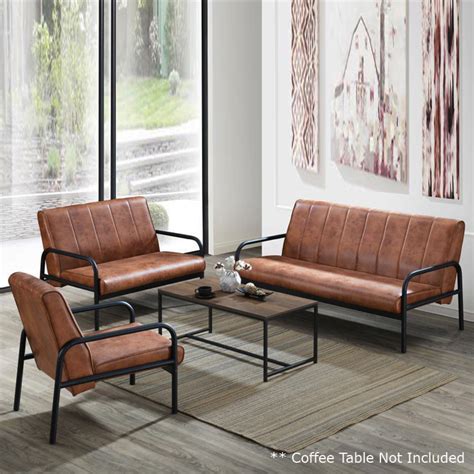 Steel Frame Sofa Set | Baci Living Room