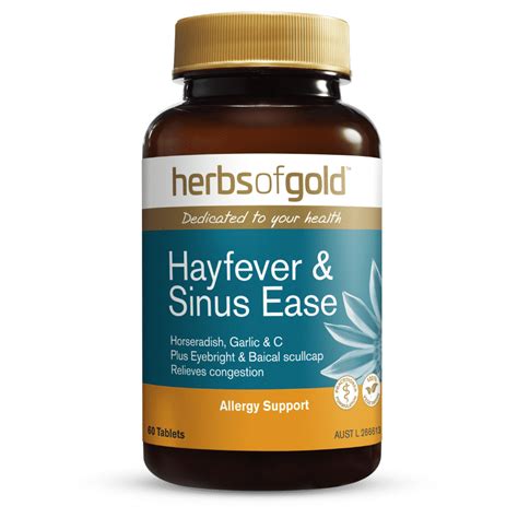 Herbs Of Gold Hayfever And Sinus Ease 60 Tablets Discount Chemist