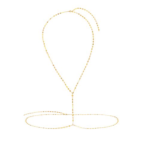 Stunning Jule Body Chain Gold Luamaya