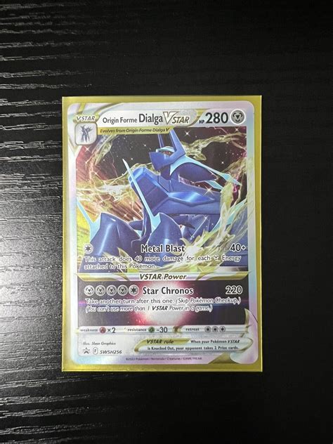 Mavin Origin Forme Dialga Vstar Swsh256 Full Art Promo Premium