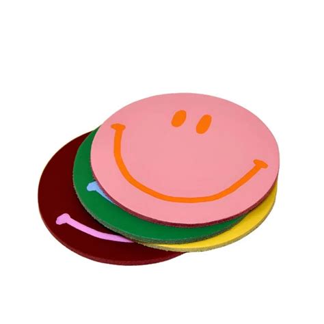 Smiley Face Coasters Set Of 4 Design Museum Shop