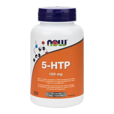 NOW - 5-HTP Supplement (5-Hydroxytryptophan Capsules) - Sleep Aid ...