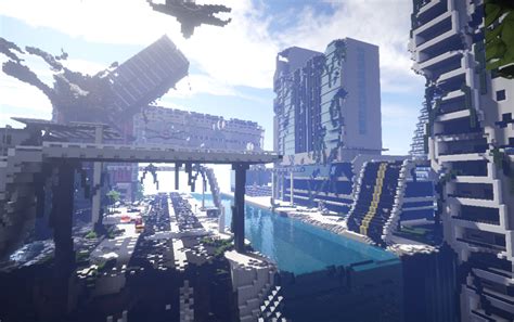 Minecraft Destroyed City Survival Map Nexusjolo