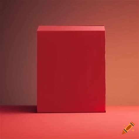 Red Cardboard Package