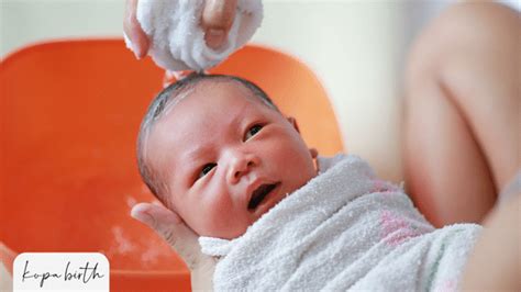 Newborn First Bath How To Guide Kopa Birth