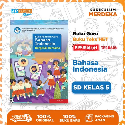 Jual Jp Books Buku Guru Teks Het Kurmer Sekolah Bahasa Indonesia Sd