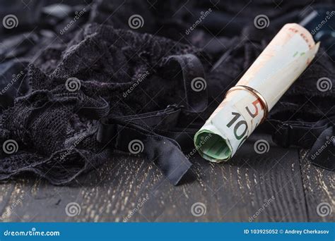 Lingerie And Money Concept Love For Money Stock Photo Image Of Adult Money