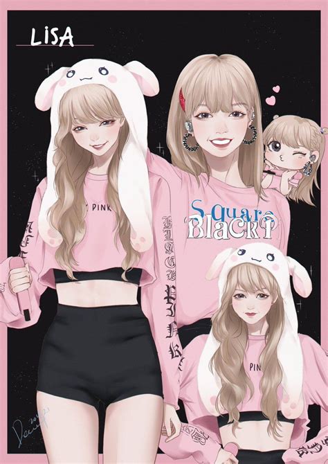 Lisa Manoban Fan Art Anime Wallpaper Blackpink Lisa Blackpink Porn