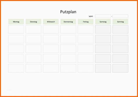 Tolle Putzplan Treppenhaus Vorlage Excel Kostenlos Vorlagen