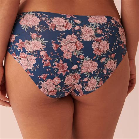 Buy La Vie En Rose Blue Microfiber Sleek Back Bikini Panty Online