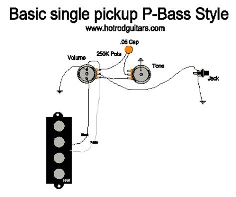 Fender Precision Bass Wiring Schematic