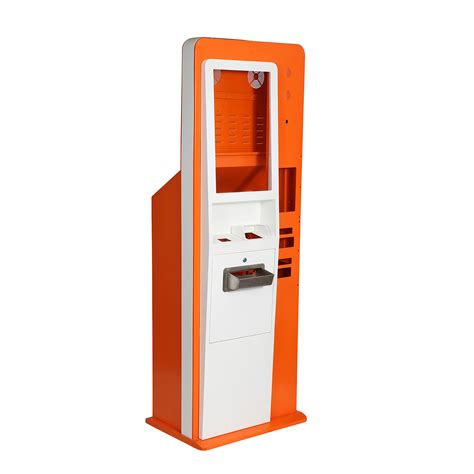 Floor Standing Self Service Kiosk Metal Cabinet With Custom Painting