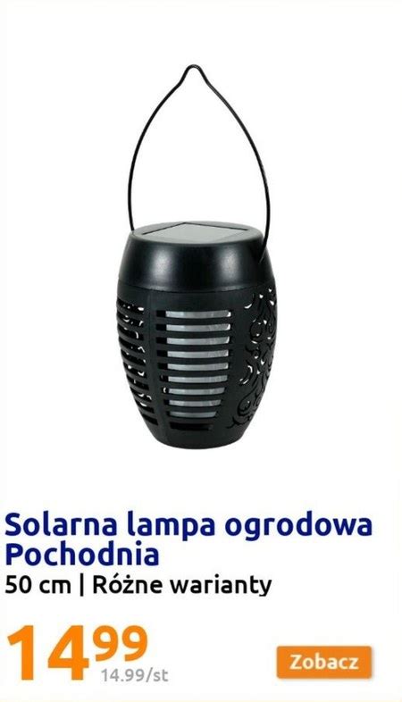 Lampa Ogrodowa Promocja Action Ding Pl