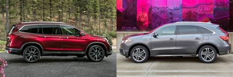 2020 Honda Pilot Vs 2020 Acura Mdx Whats The Difference Autotrader